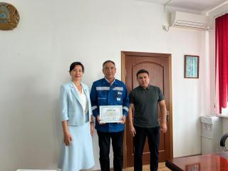 Газшылар құрметке бөленді