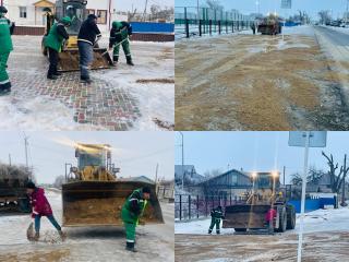 Аудан аумағында жол қауіпсіздігін қамтамасыз ету бағытында жұмыстар атқарылуда