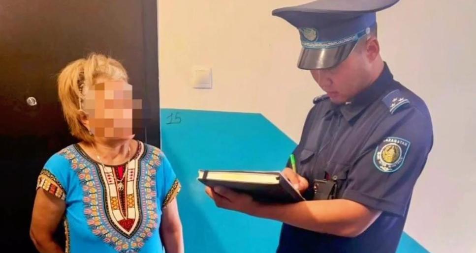 «Учаске» іс-шарасы кезінде полицейлер тұрғындарға әлеуметтік көмек көрсетуде